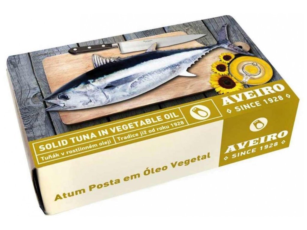 Aveiro Tuňák v rostlinném oleji 120g