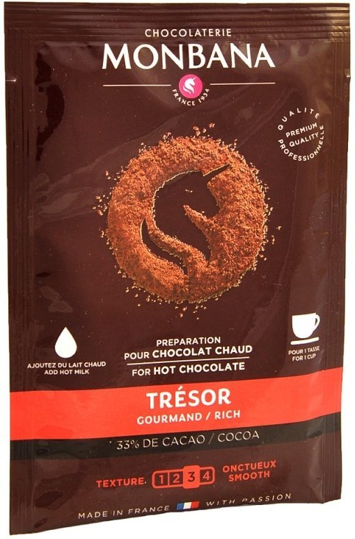 Monbana horká čokoláda Tresor 25 g