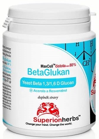 Superionherbs Betaglukan MaxCell 90 kapslí