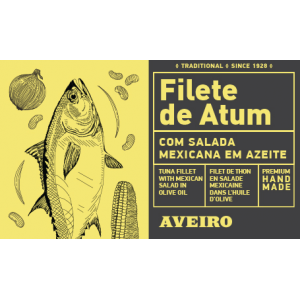 Aveiro Mexický salát s filety z tuňáka v olivovém oleji 120g
