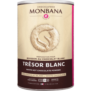 Monbana Trésor de Chocolat bílá čokoláda 500g